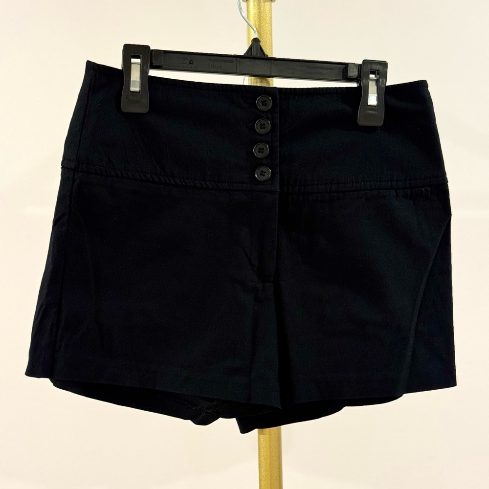 JOE BENBASSET • High Waist Black Shorts